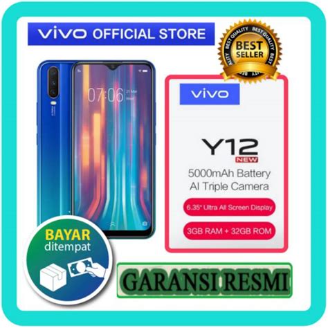 Jual VIVO Y12 RAM 3 32 Garansi Resmi Vivo Shopee Indonesia