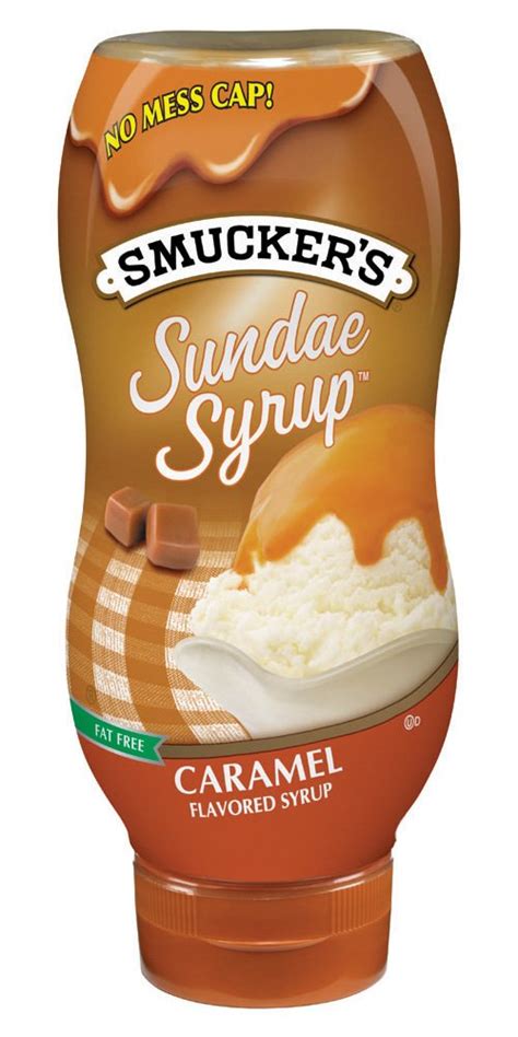 Smuckers Sundae Syrup Caramel Flavored Syrup 20 Ounce