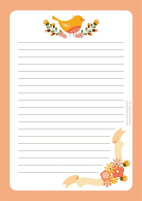 Lined Paper For Writing Letters