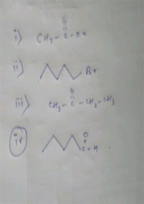 Draw The Structures The Following Compounds 10 Ethanoic Acid 11