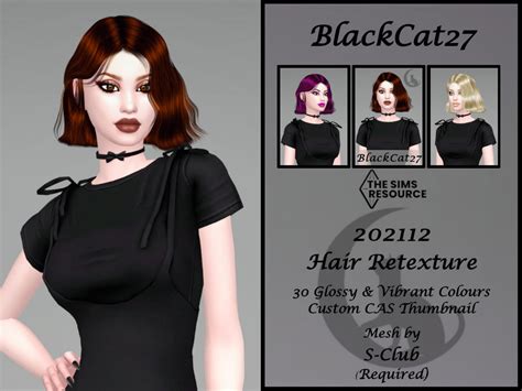 The Sims Resource S Club Hair Retexture Mesh Needed