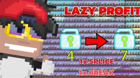 Lazy Profit Modal Dl Auto Cuan Growtopia Youtube