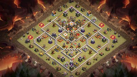 2021 Coc Th 11 War Base Layout With Base Copy Link Base Of Clans