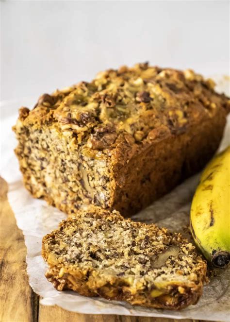 Healthy Banana Walnut Bread With Flax Recipemagik