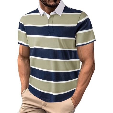 Hanzeerui 2024 Pastel Polo Shirts For Men Shirts For Men Big Man Shirts