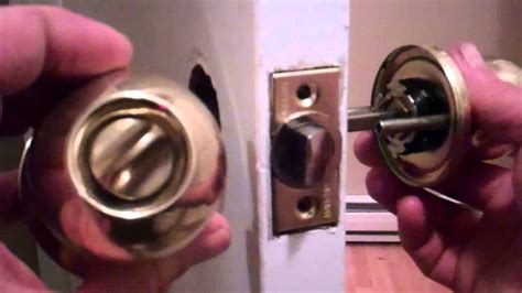 Removing An Old Door Knob And Installing A New One Youtube