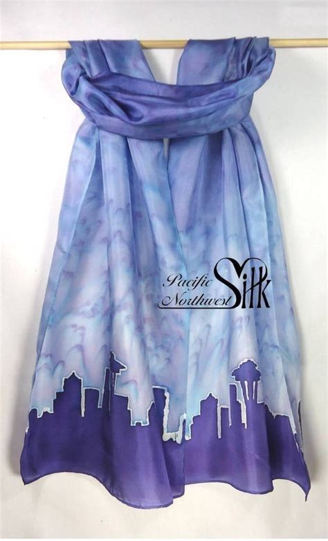 Pin By Ms Leesa On Hijab Orna Collection Handpainted Silk Scarves