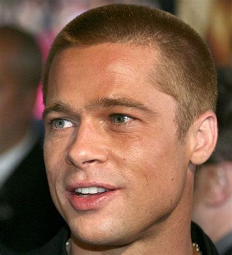 Brad Pitt Buzz Cut