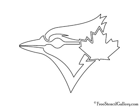 MLB - Toronto Blue Jays Logo Stencil | Free Stencil Gallery | Toronto ...