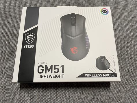 Test De La Souris Msi Clutch Gm Lightweight Wireless Legolasgamer