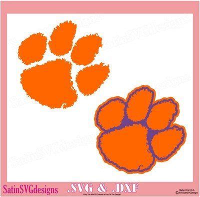 Clemson Tiger Paw SVG