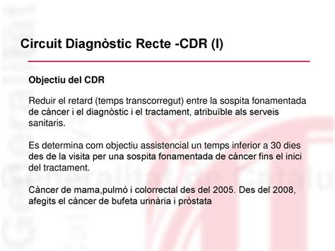 Presentaci Del Programa De Detecci Preco De C Ncer De Colon I Recte