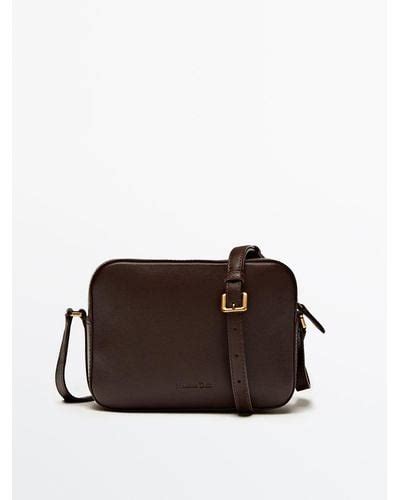 Brown Massimo Dutti Bags For Women Lyst