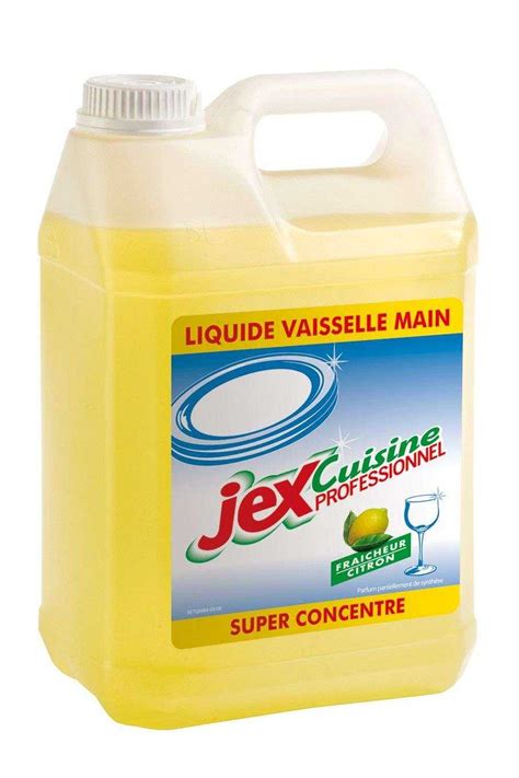 Jex Professionnel Liquide Vaisselle Main Le Bidon De 5 Litres