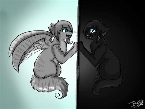 Feathertail X Crowfeather By Snowstorm102 On Deviantart