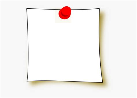 Transparent Blank Post It Note Png Paper Free Transparent Clipart