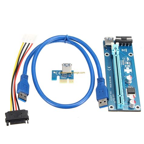 Ver Pci E Riser Card Pcie X To X Adapter Cm Usb Cable Sata