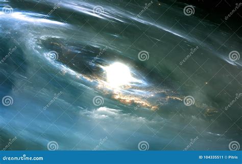 Protoplanetary Disk. New Planetary System Stock Illustration ...