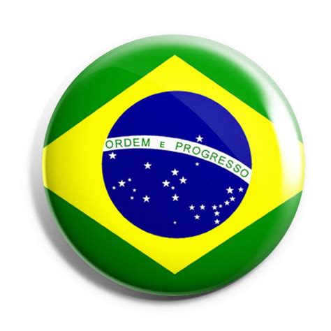 Botton Personalizado Bandeira Do Brasil Patriota 4 4cm Elo7