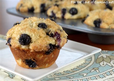 Blueberry Sour Cream Muffins For The Love Of Cooking