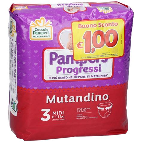 Pampers Progressi Mutandino 3 6 11 Kg 21 Pz Redcare