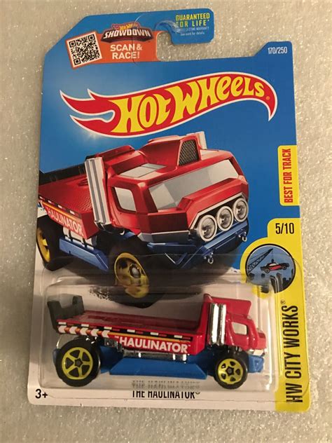 2016 Hot Wheels 170 HW City Works 5 10 THE HAULINATOR Red W Yellow 5