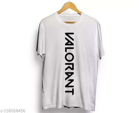 Valorant T Shirt Gaming Tshirt In Black And White Color