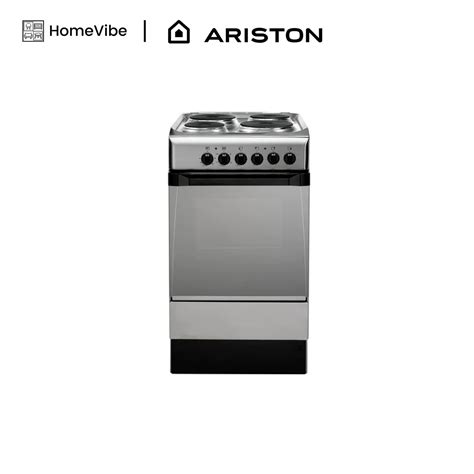 Ariston 50cm 4 Electric Plates Electric Oven Free Standing Cooker