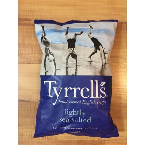 Tyrrells Lightly Sea Salted Potato Chips 150g United Kingdom Shopee