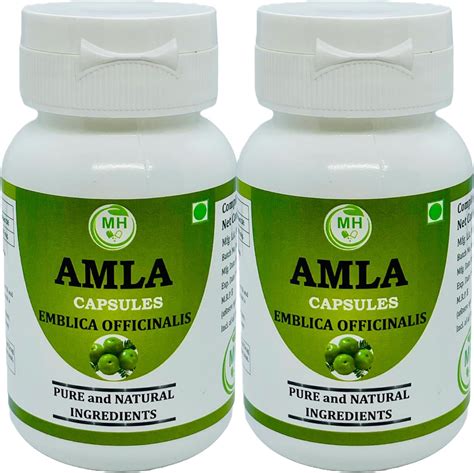 Morsan S Amla Emblica Officinalis Capsules Pack Of 2 X 60 X 500 Mg Veg Capsules