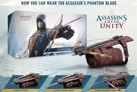 Neca Assassins Creed Unity Phantom Blade Crossbow Pirate Hidden Blade