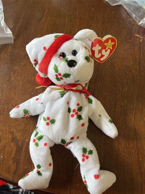 Ty Beanie Baby 1998 Holiday Teddy The Bear 85 Inch Mint With Mint