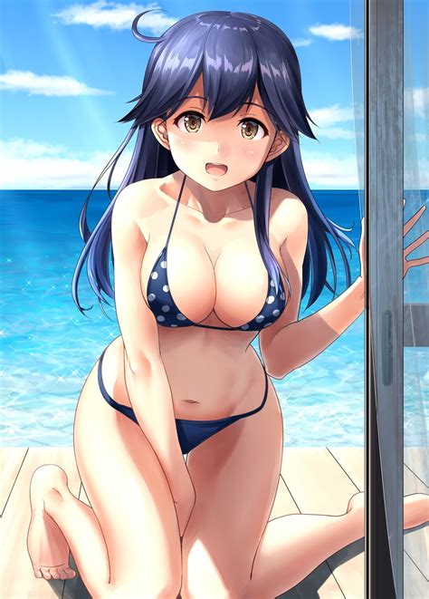 Anime Ero Swim Ushio Kantai Collection Ichikawa Feesu Rinc