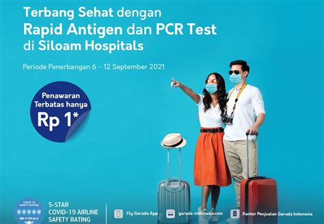 Garuda Indonesia Siloam Promo Test Pcr Dan Antigen Hanya Rp