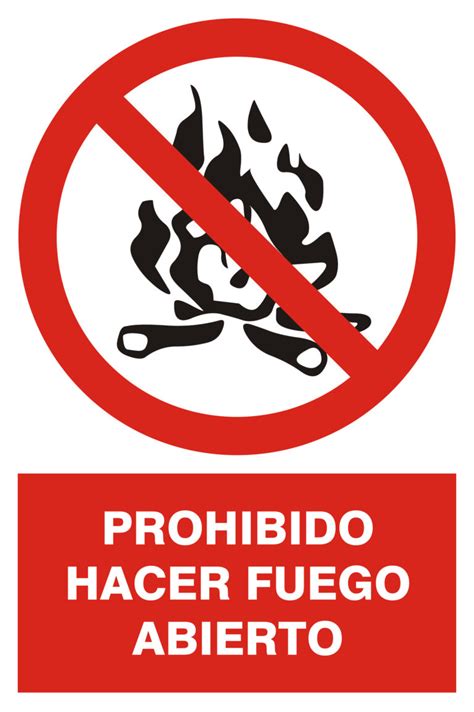 Prohibido Hacer Fuego Abierto Pararrayos