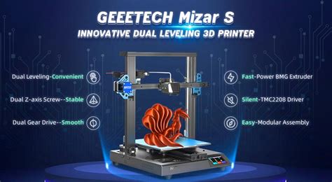 Geeetech Mizar S caractéristiques tutoriel test et prix imprimante