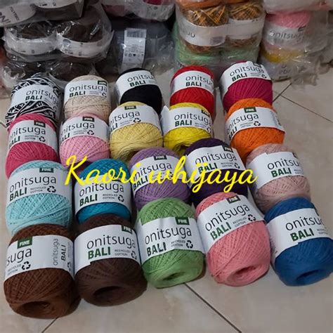 Jual Benang Rajut Katun Bali Onitsuga Kode Shopee Indonesia