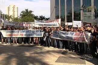 Ja Edi O Aprovados Na Primeira Fase Do Concurso Da Pm Protestam