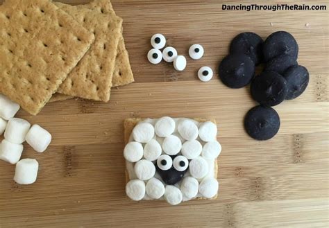 No Bake Sheep Animal Cookies Dancing Through The Rain