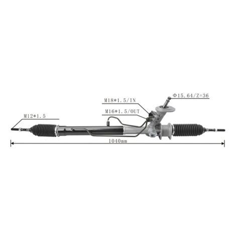 Rhd Hydraulic Steering Rack Power Steering Rack