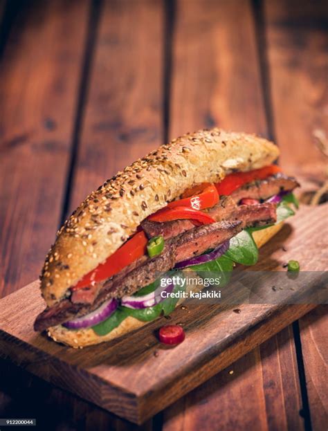 Roast Tri Tip Beef Sandwich High-Res Stock Photo - Getty Images