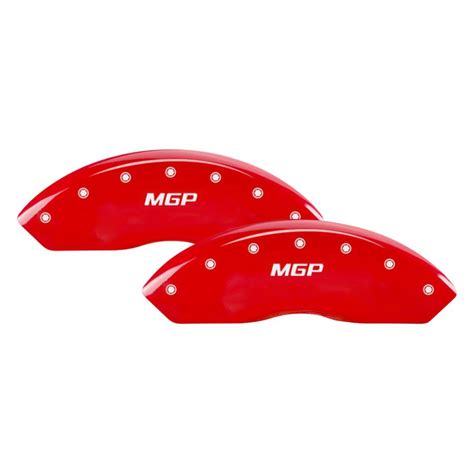 Mgp® Gloss Red Caliper Covers With Mgp Engraving