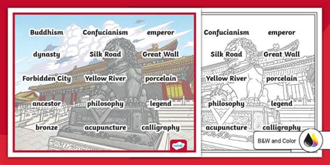 Sixth Grade Ancient China Vocabulary Mat Lehrer Gemacht