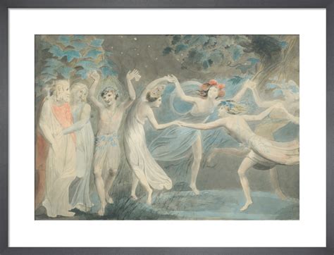 Oberon Titania And Puck With Fairies Dancing C1786 Art Print By
