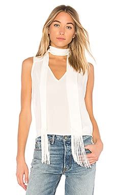 Erin Fetherston L Amant Tie Neck Blouse In Opal REVOLVE