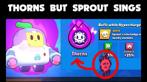 Fnf Thorns But Hypercharged Sprout Sings It Fnf X Brawl Stars