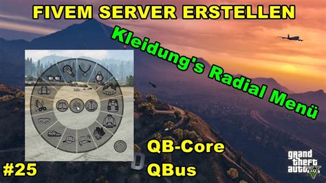 FiveM Server erstellen QB Core Kleidungs Radial Menü 25 YouTube