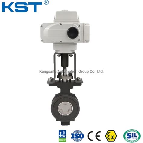 Wafer Water Industrial Usage Kst Kt Oem Actuator Electric Flange