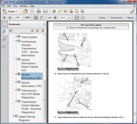 Jeep Patriot Latitude 2011 Repair Manual