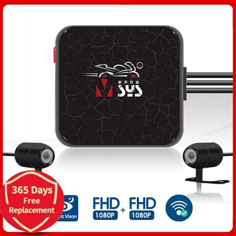 VSYS D6RL D6WL motocykl podwójna kamera akcji rejestrator DVR widok z